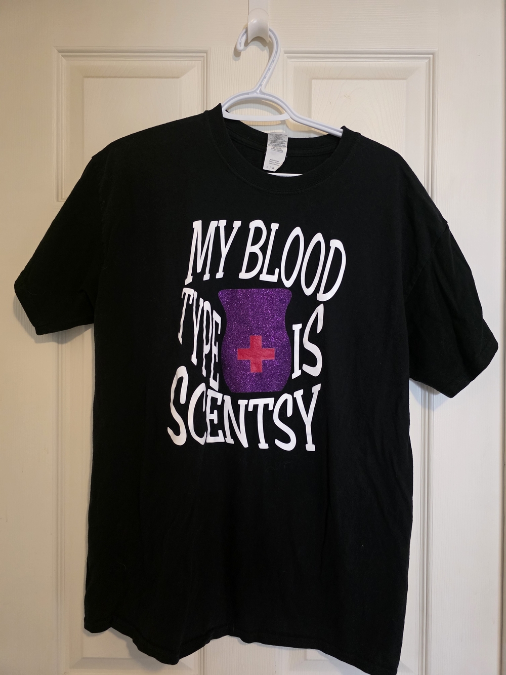 Scentsy- Black "My Blood Type is Scentsy" Graphic Tee